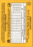 1987 Donruss Jim Clancy #639