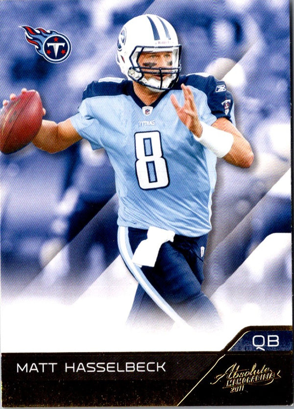 2011 Panini Absolute Memorabilia Matt Hasselbeck #89