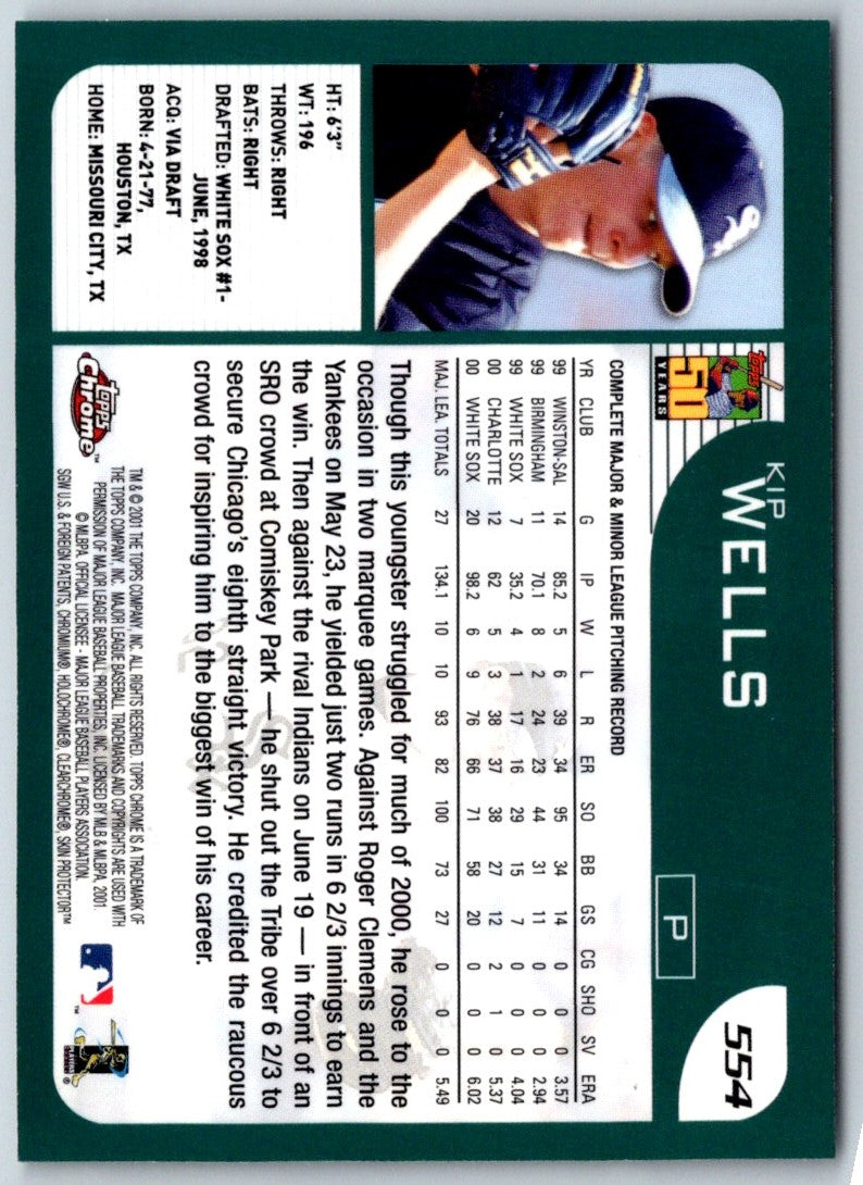 2001 Topps Chrome Kip Wells