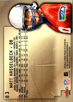 2001 Fleer Showcase Matt Hasselbeck #83