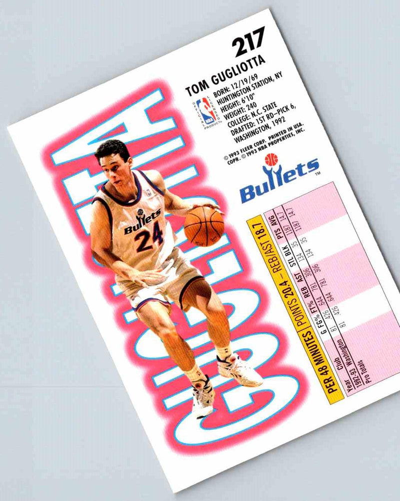 1993 Fleer Tom Gugliotta
