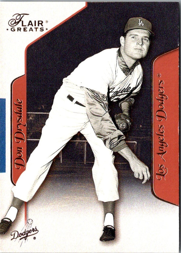 2003 Flair Greats Don Drysdale #66