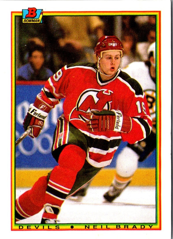 1990 Bowman Neil Brady #88 Rookie