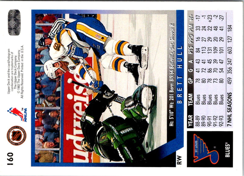 1993 Upper Deck Brett Hull