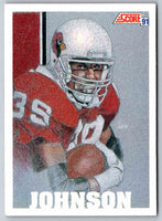 1991 Score Johnny Johnson #627