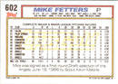 1992 Topps Mike Fetters
