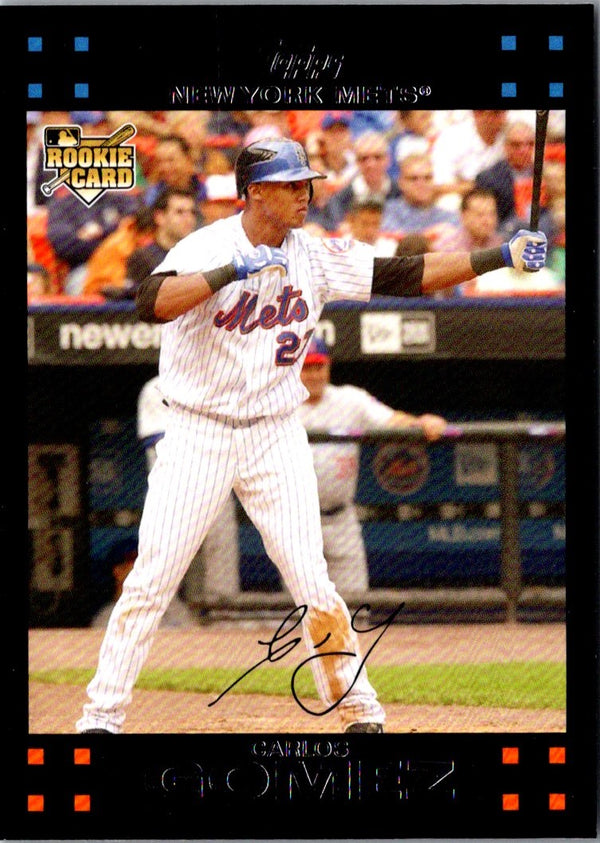 2007 Topps Updates & Highlights Carlos Gomez #UH155 Rookie