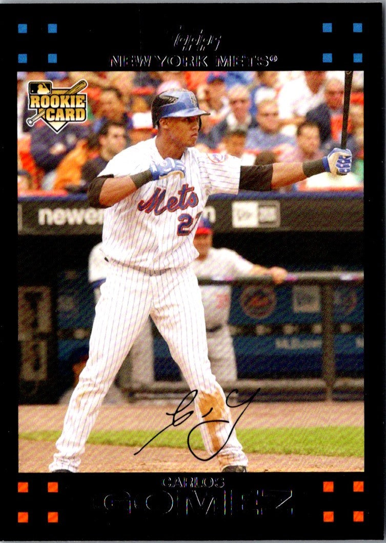 2007 Topps Updates & Highlights Carlos Gomez