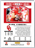 2019 Panini Contenders Draft Picks Collegiate Ticket Blue Foil Mark Andrews #66