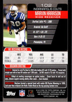 2005 Bowman Marvin Harrison #102