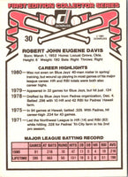 1981 Donruss Bob Davis #30