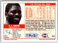 1989 Pro Set E.J. Junior #465