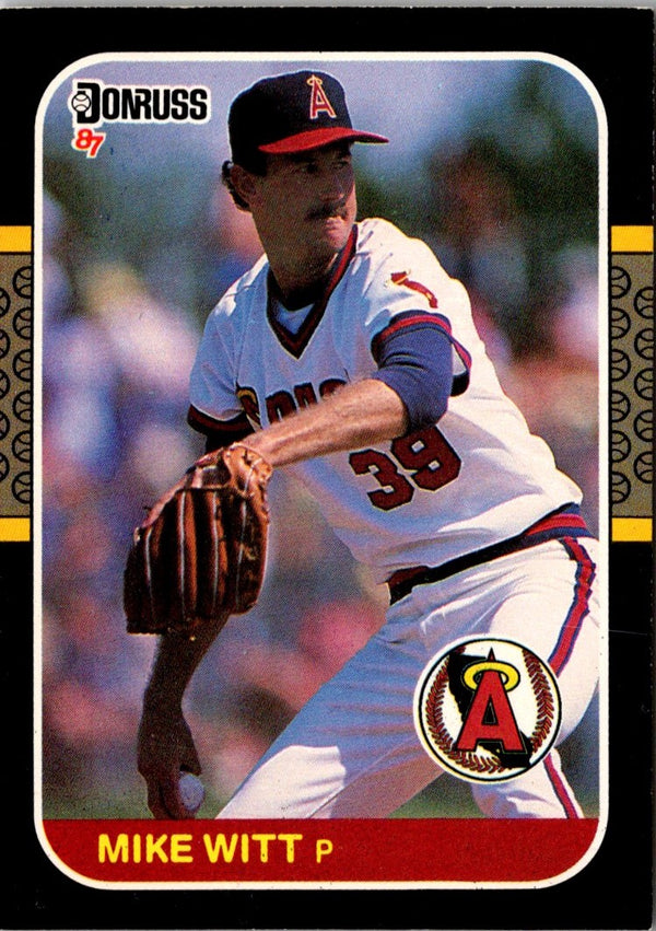 1987 Leaf Mike Witt #111