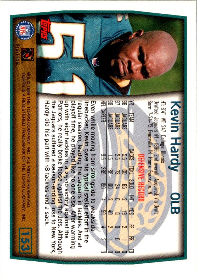 1999 Topps Kevin Hardy