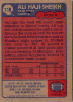 1985 Topps Ali Haji-Sheikh #116