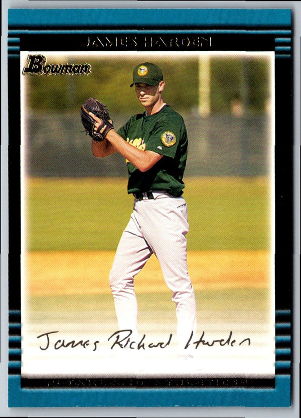 2002 Bowman Gold Rich Harden #173