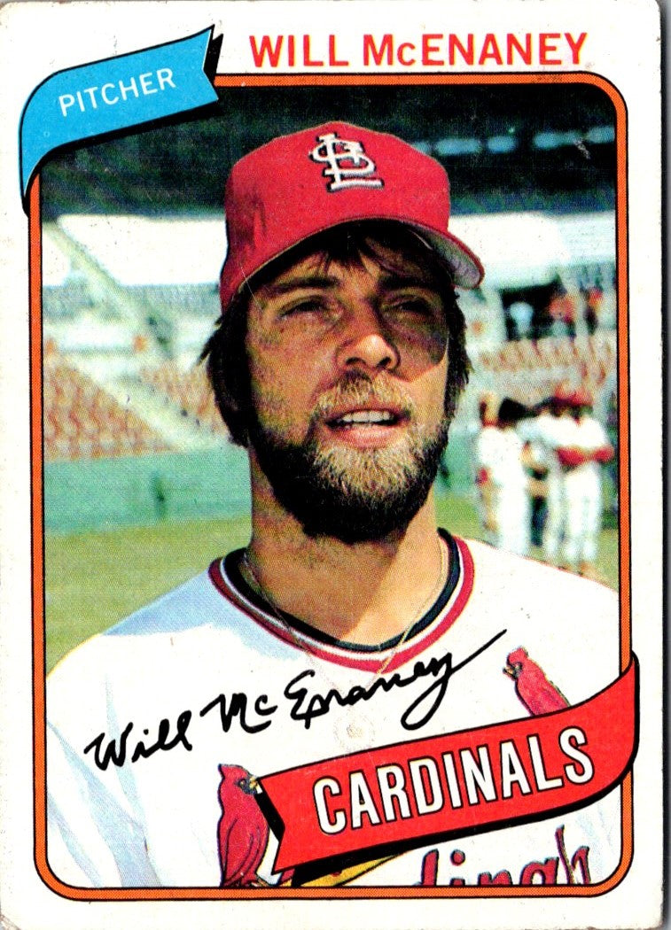 1980 Topps Will McEnaney