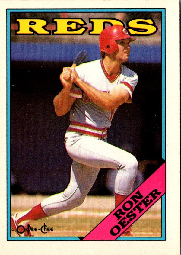 1988 O-Pee-Chee Ron Oester #17