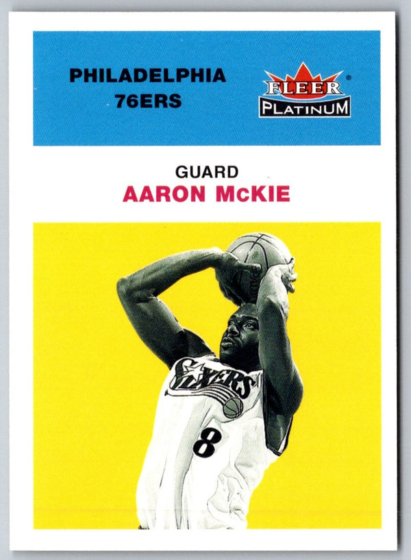 2001 Fleer Platinum Aaron McKie #58