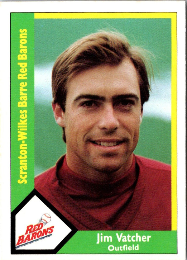 1990 CMC Scranton Red Barons Jim Vatcher #17