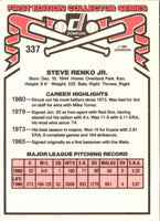 1981 Donruss Steve Renko #337