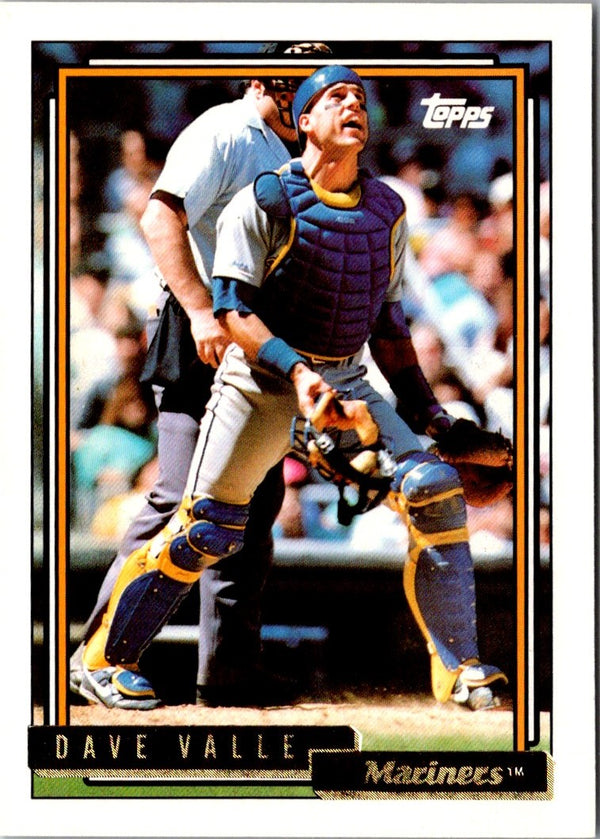 1992 Topps Dave Valle #294