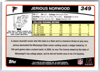 2011 Topps Football Jerious Norwood #349