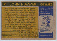 1972 Topps John Hummer #125