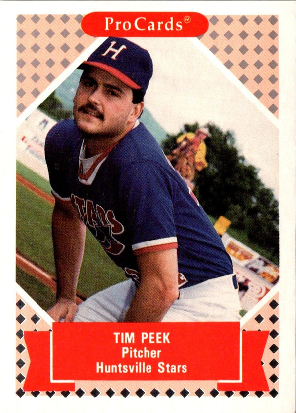 1991 ProCards Tomorrow's Heroes Tim Peek #130