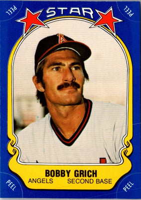 1981 Fleer Star Stickers Bobby Grich #50