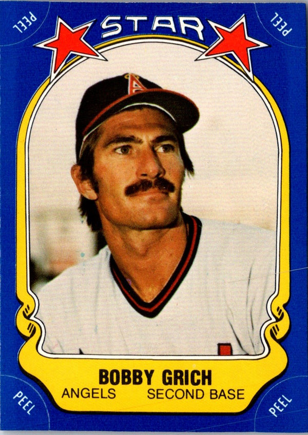 1981 Fleer Star Stickers Bobby Grich #50