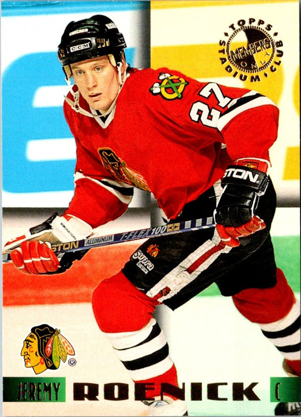 1995 Stadium Club Members Only 50 Jeremy Roenick #27