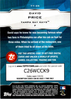 2011 Topps Town David Price #TT-35
