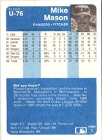 1984 Fleer Update Mike Mason #U-76