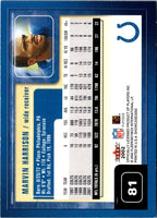 2002 Fleer Showcase Marvin Harrison #81