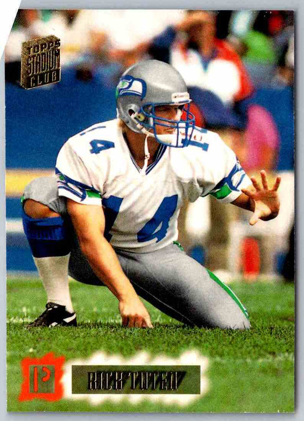 1994 Topps Stadium Club Football Rick Tuten #414