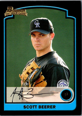 2003 Bowman Draft Picks & Prospects Scott Beerer #BDP47