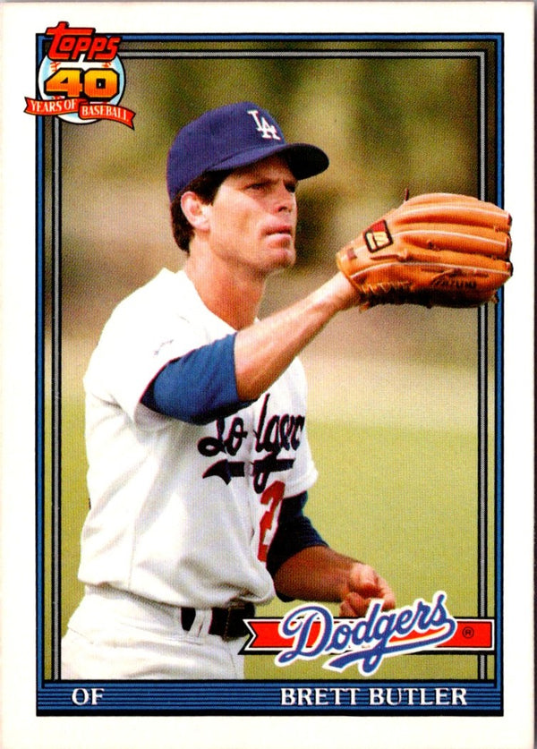 1991 Topps Traded Brett Butler #15T