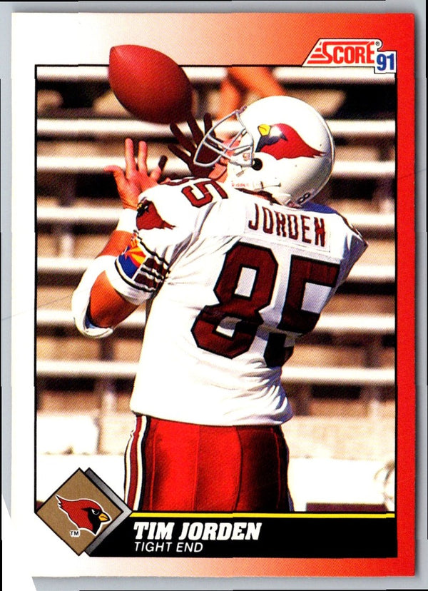 1991 Score Tim Jorden #205 Rookie