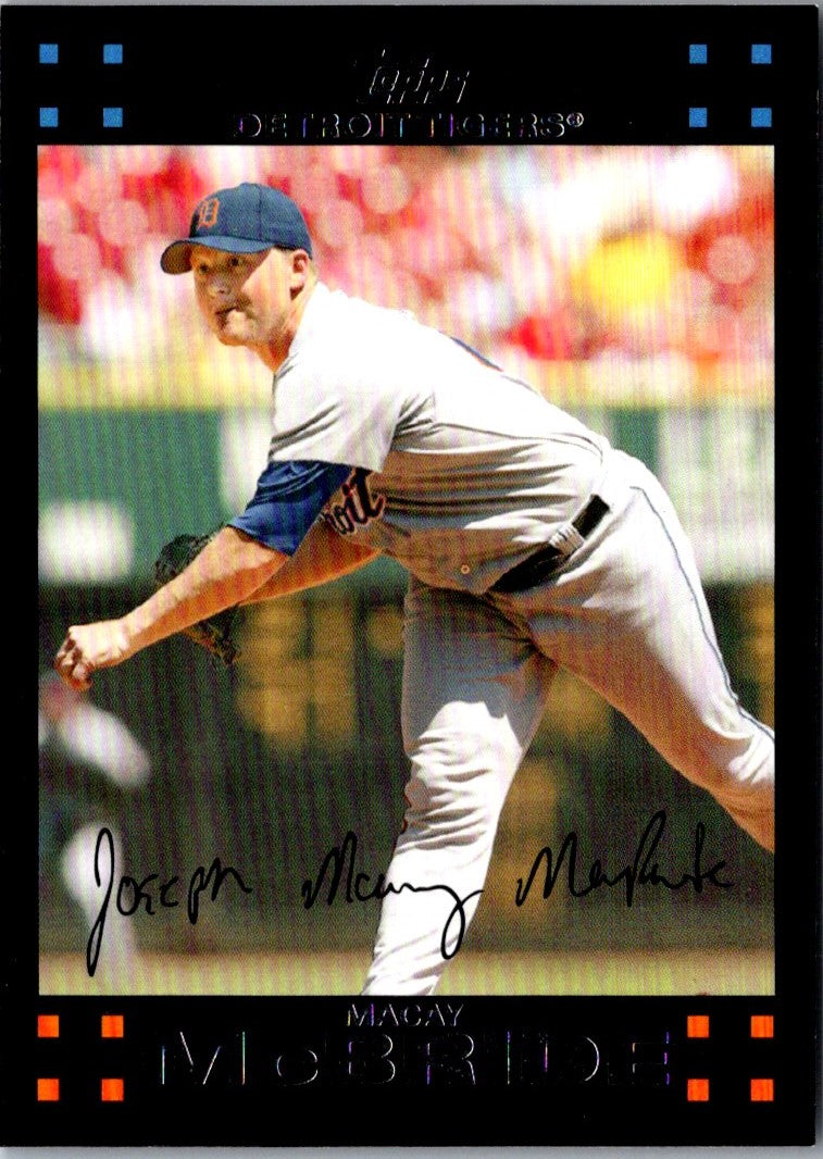 2007 Topps Updates & Highlights Macay McBride