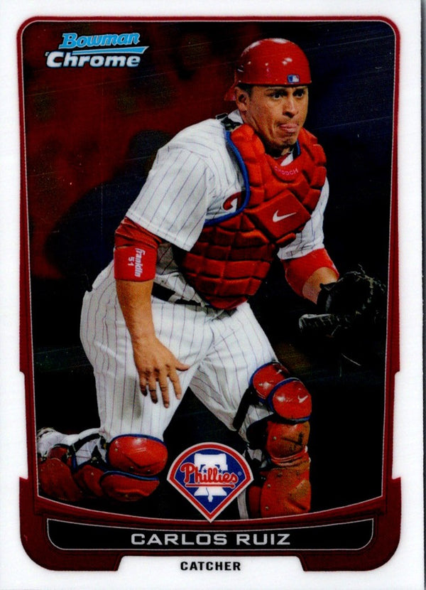 2012 Bowman Chrome Carlos Ruiz #171