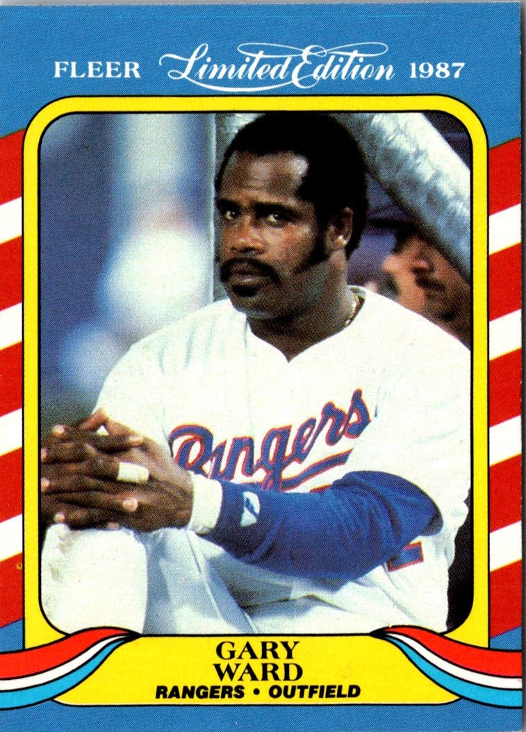 1984 Fleer Gary Ward