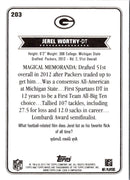 2012 Topps Magic Jerel Worthy