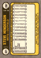 1981 Fleer Steve Henderson #321