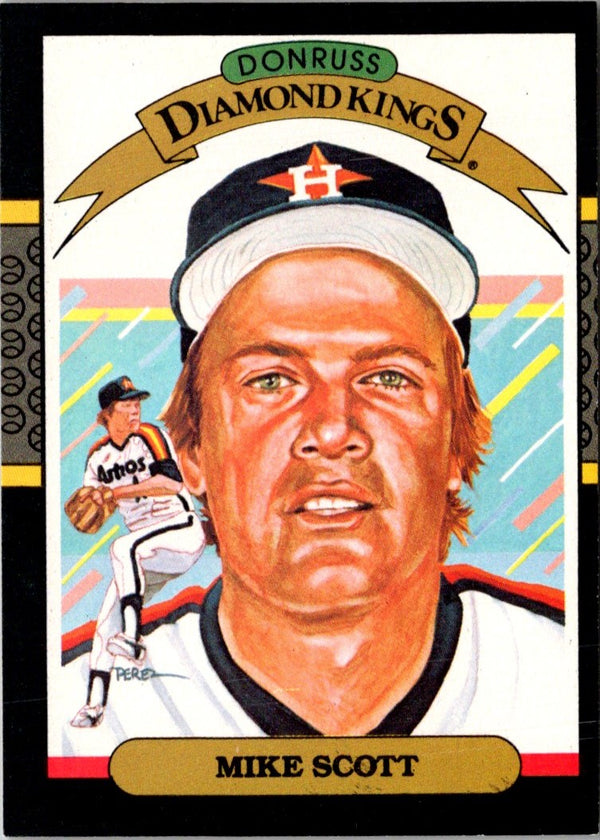 1987 Donruss Super Diamond Kings Mike Scott #18
