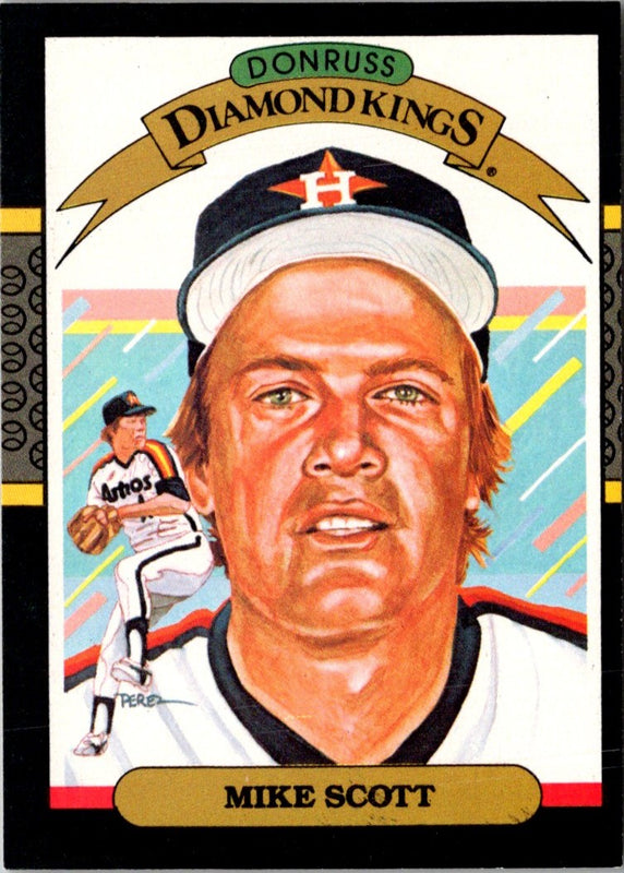 1987 Donruss Super Diamond Kings Mike Scott #18