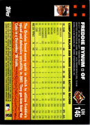 2007 Topps Updates & Highlights Freddie Bynum