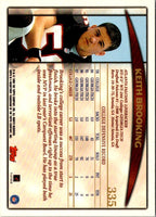 1998 Topps Keith Brooking #335 Rookie