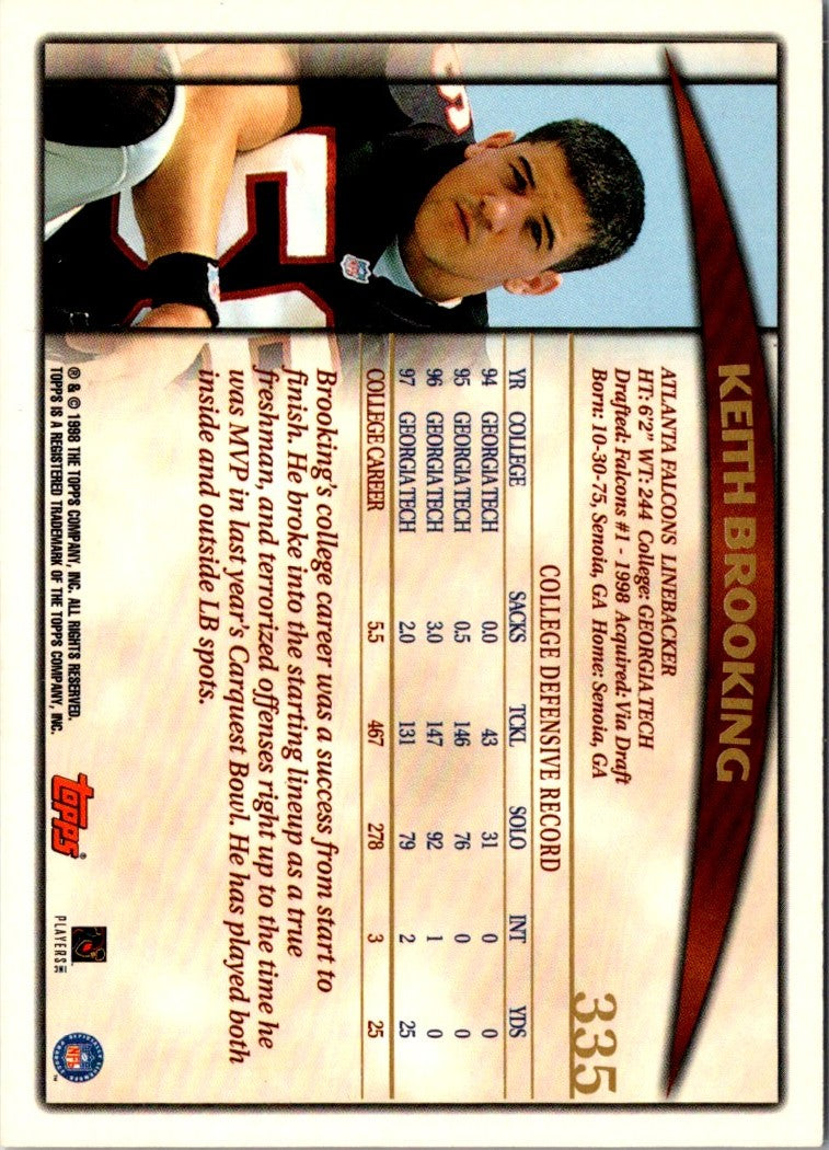 1998 Topps Keith Brooking