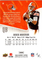 2008 SP Derek Anderson #20